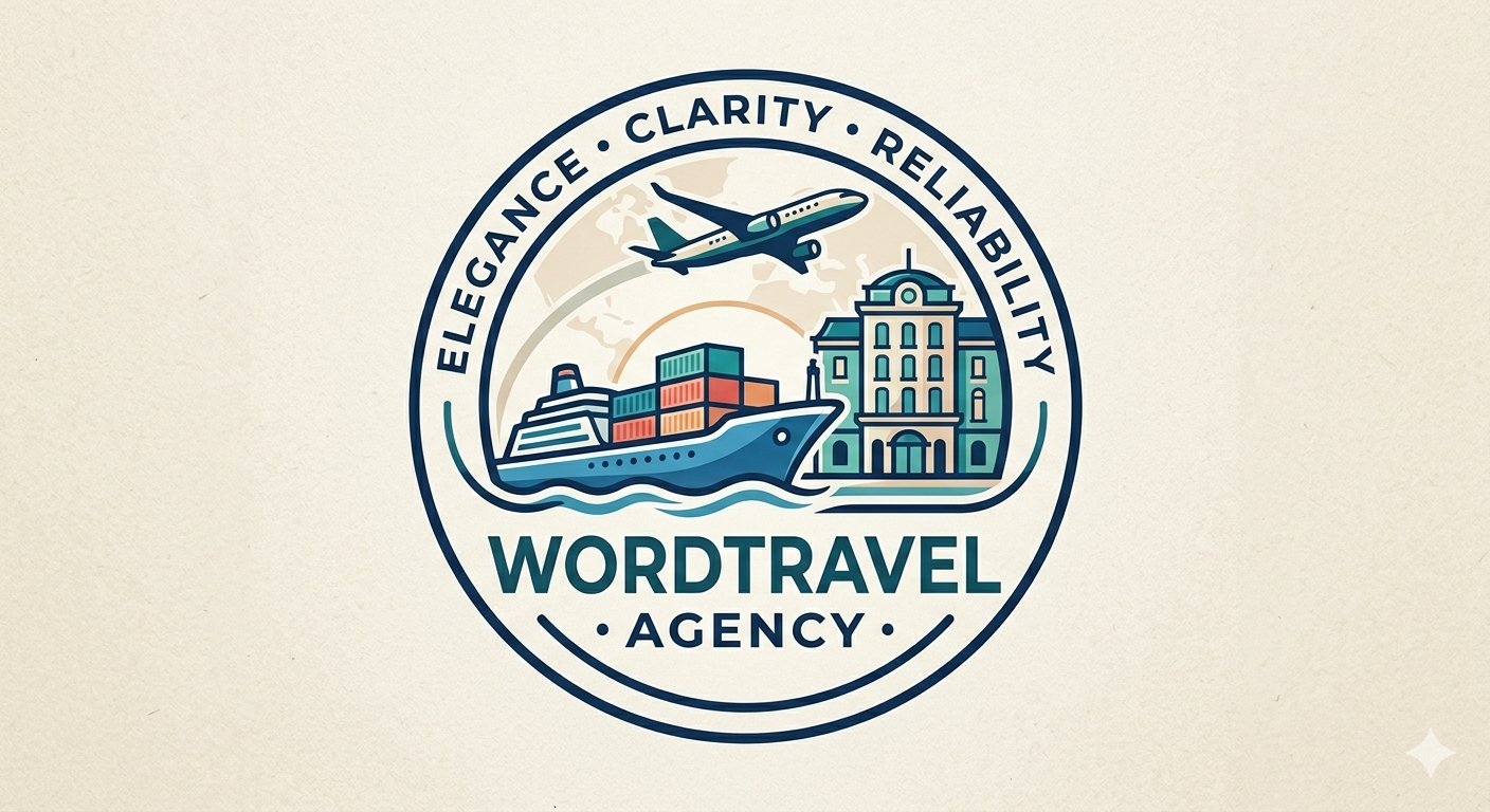 Nom de marque wordtravel .les pages : A propos de Wordtravel, Assistance voyage (vols hôtels vacances Visa location voiture cargo express (transports aériens et maritimes